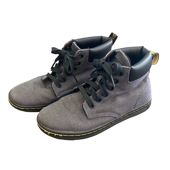 Dr. Martens Shoes - Dr. Martens Maelly High Top Padded Collar Canvas Boot Size 5